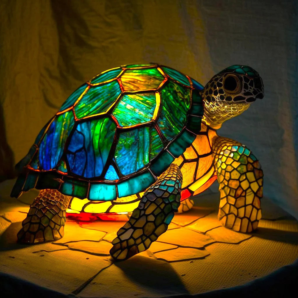 Dierenlamp - Kleurrijk Design Glazen Tafellamp-Boutique Moda