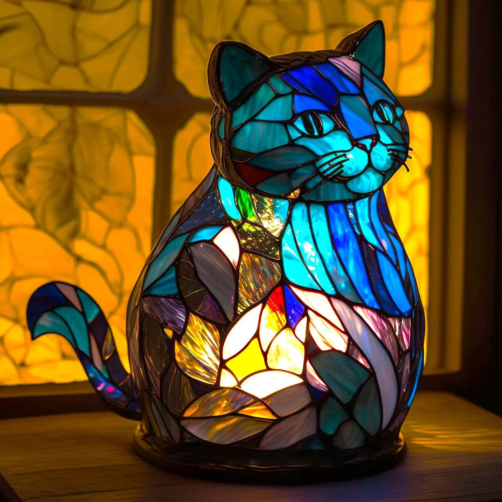 Dierenlamp - Kleurrijk Design Glazen Tafellamp-Boutique Moda