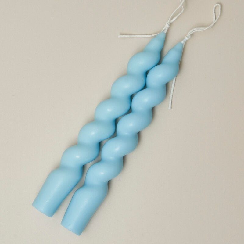 Dinerkaarsen | Gedraaid Sojawas | Set van 2 | 18 cm-Boutique Moda