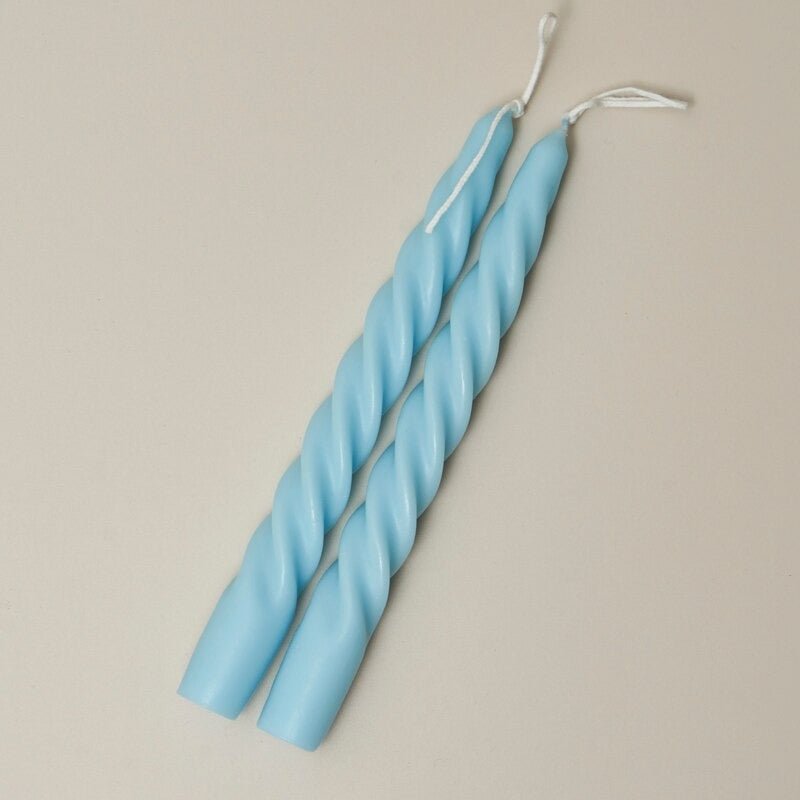 Dinerkaarsen | Gedraaid Sojawas | Set van 2 | 18 cm-Boutique Moda