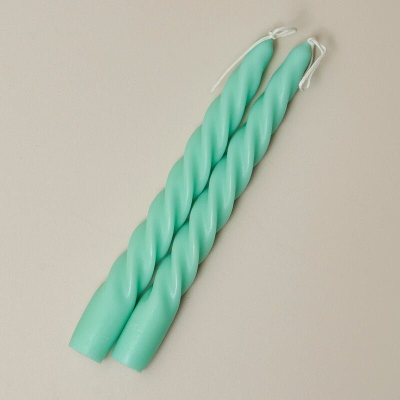 Dinerkaarsen | Gedraaid Sojawas | Set van 2 | 18 cm-Boutique Moda