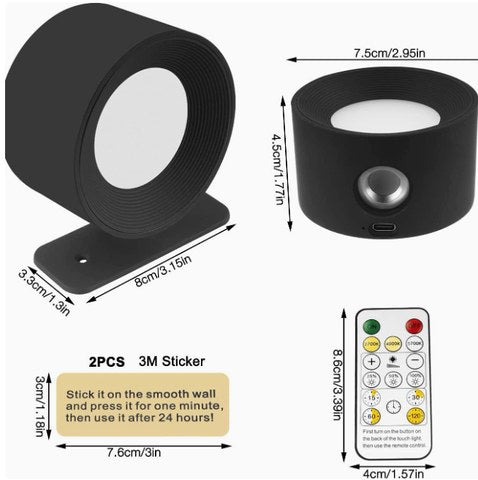 Draadloze Wandlamp | Oplaadbare Magnetische LED Leeslamp-Boutique Moda