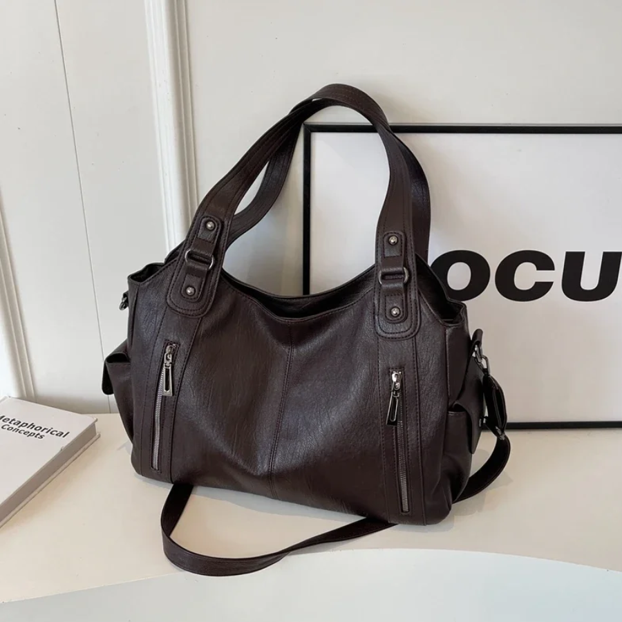Draagtas - Veganistisch leer - Voor elke dag - Kunstleren tas - Schoudertas-Boutique Moda