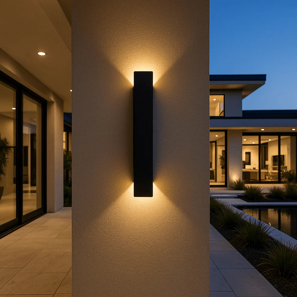 Dubbele wandlamp - Lang - Buiten - Buitenwandlamp - Wandlampen-Boutique Moda