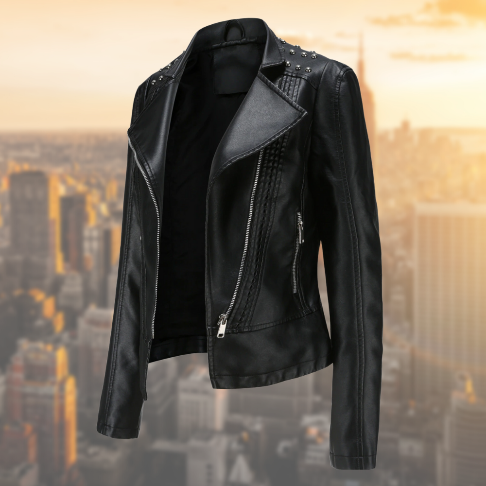 Eloise Jacket | De stijlvolle en unieke leren jas-Boutique Moda