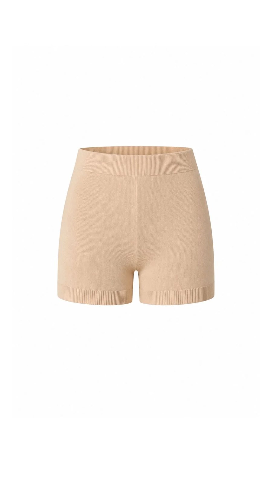 Fijngebreide Short Dames | Zachte Knit Short | Elastische Taille-Boutique Moda