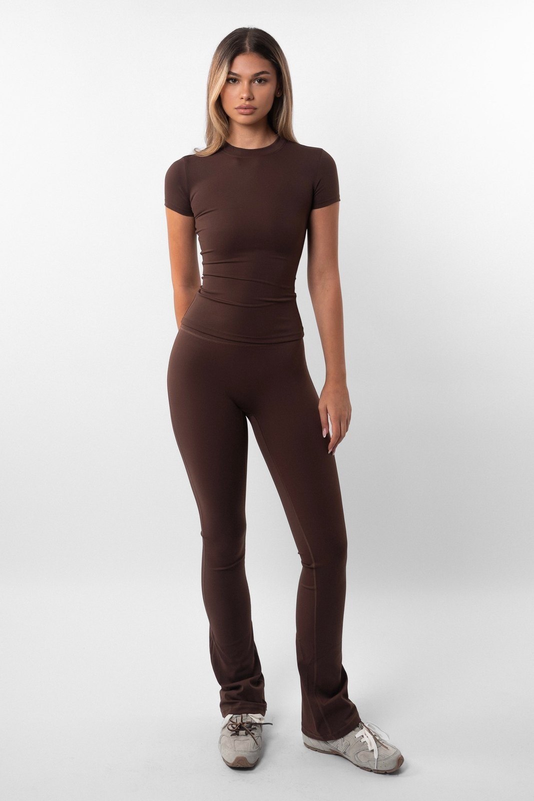 Flared Legging Dames | High Waist Sportlegging | Bootcut Yoga Broek-Boutique Moda