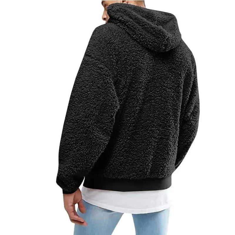 Fleece Hoodie | Trui | Teddy | Sherpa Hoodie | Heren Hoodie-Boutique Moda