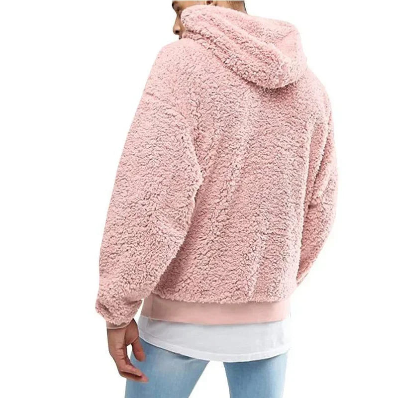 Fleece Hoodie | Trui | Teddy | Sherpa Hoodie | Heren Hoodie-Boutique Moda