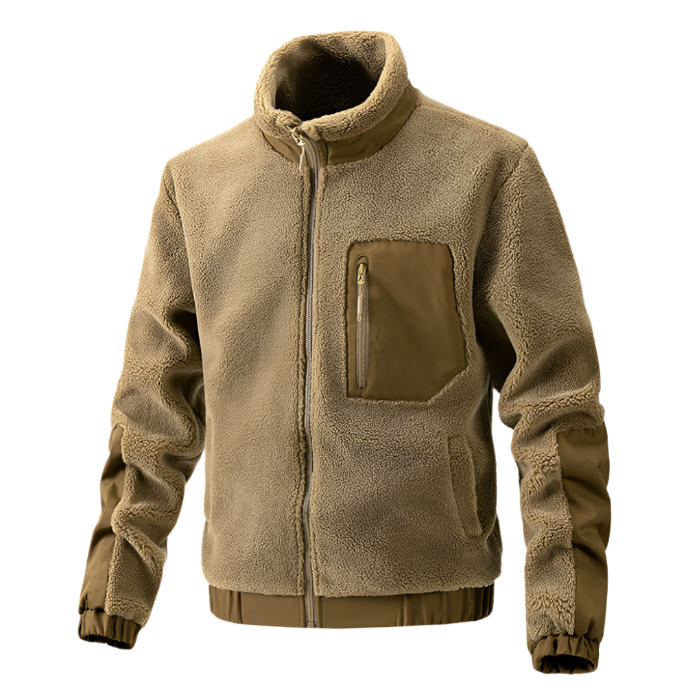 Fleecejack - Warme heren fleecejas met rits voor de winter-Boutique Moda
