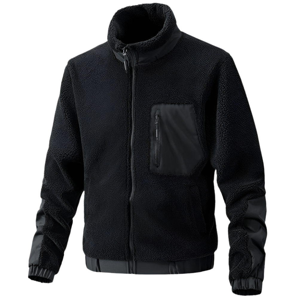Fleecejack - Warme heren fleecejas met rits voor de winter-Boutique Moda