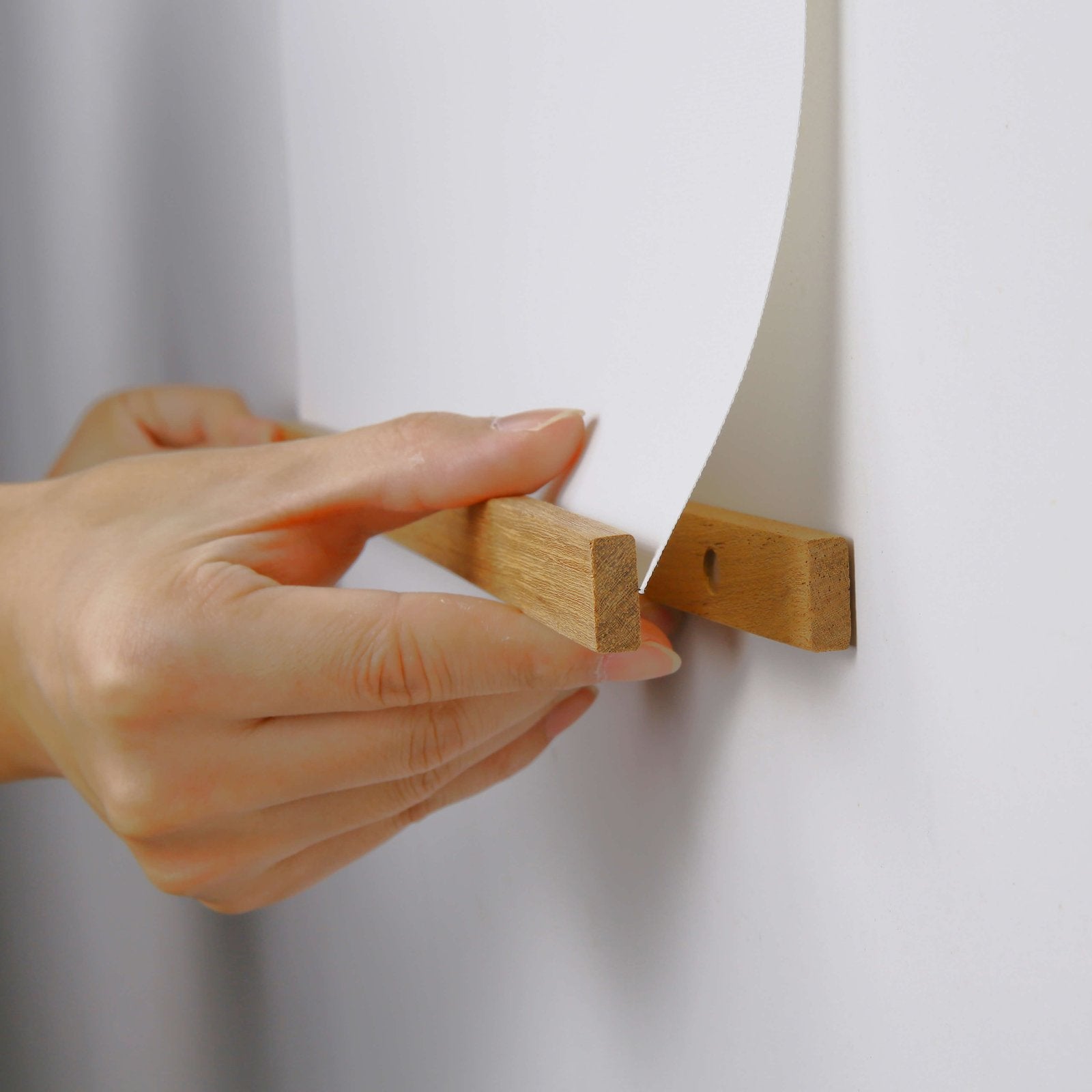 Fotolijst | Magnetisch Teakhout | Poster Ophangen Zonder Boren-Boutique Moda