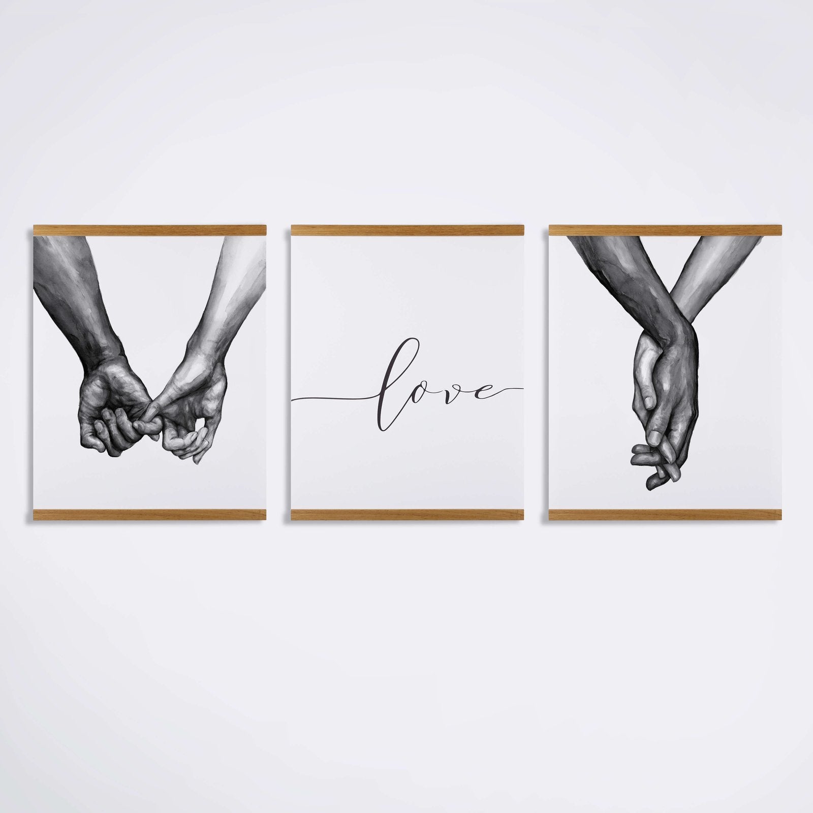 Fotolijst | Magnetisch Teakhout | Poster Ophangen Zonder Boren-Boutique Moda