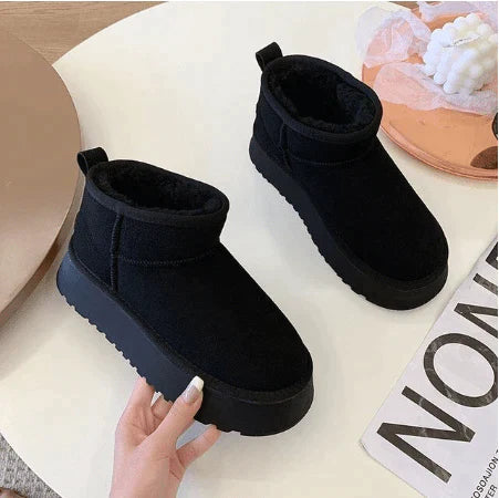Bontlaarzen | Imitatiebont | Beschermende winterschoenen voor vrouwen