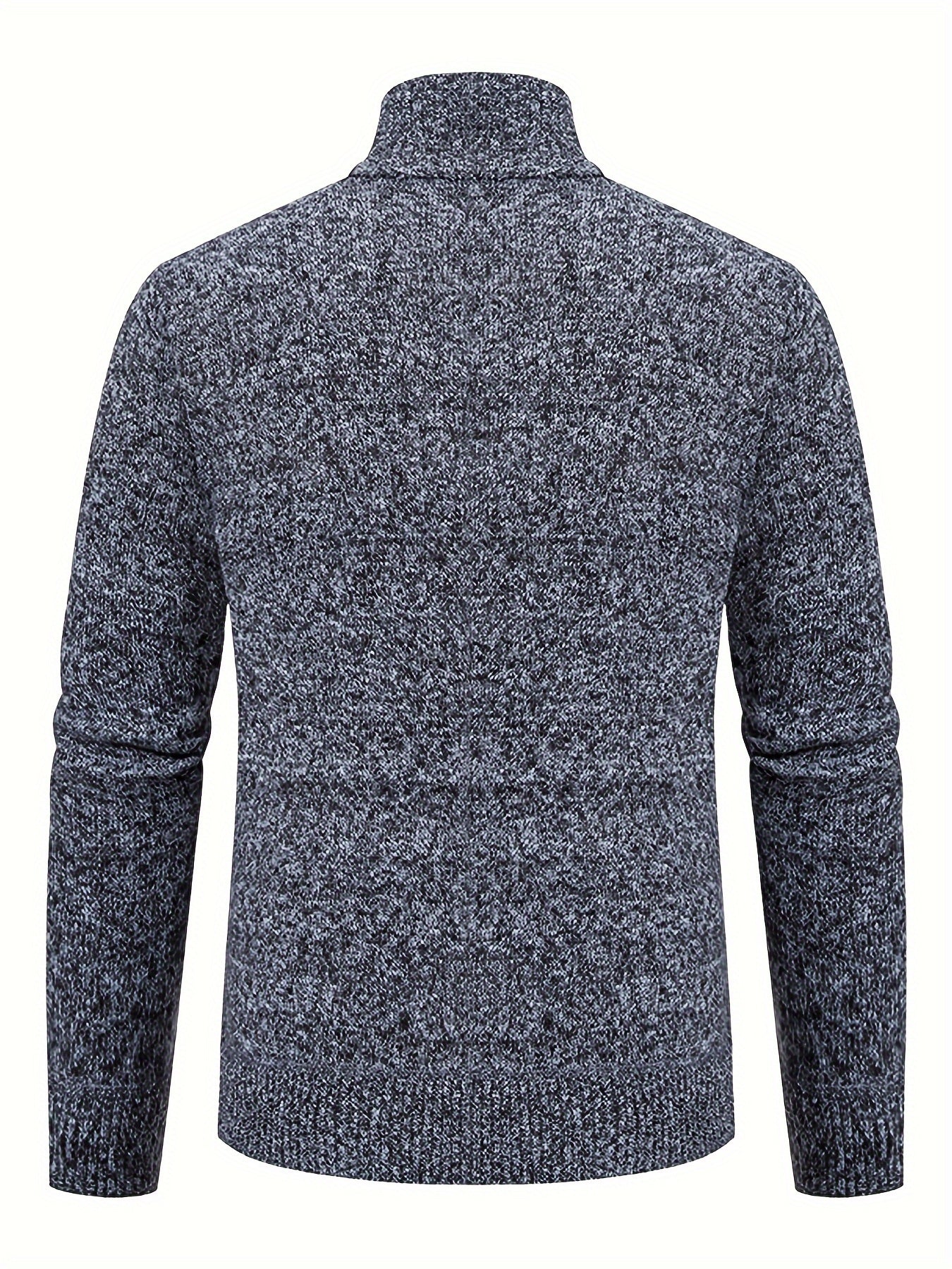 Gebreid Vest | Warm | Hoge Hals | Rits Vest | Heren Vest-Boutique Moda