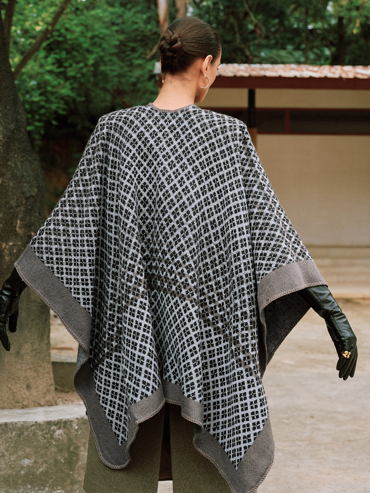 Gebreide Poncho | Elegant | Oversized | Poncho Cape | Dameskleding-Boutique Moda