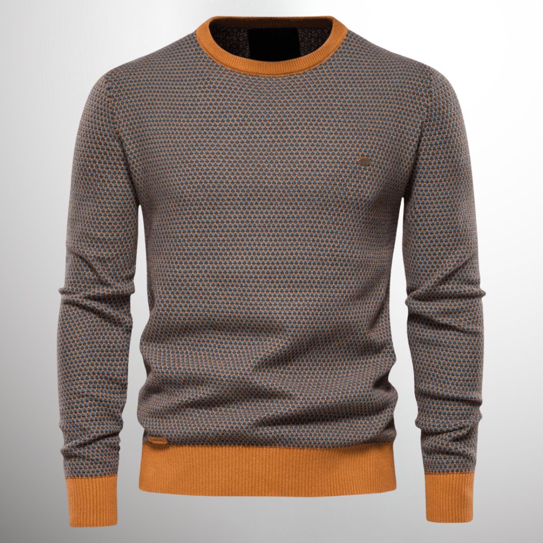 Gebreide Trui | Ronde hals | Normale pasvorm | Pullover trui | Heren trui-Boutique Moda