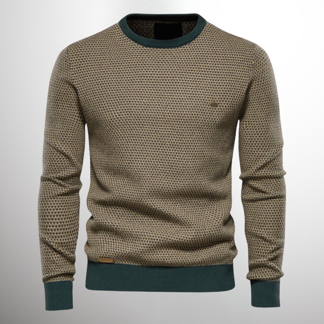 Gebreide Trui | Ronde hals | Normale pasvorm | Pullover trui | Heren trui-Boutique Moda