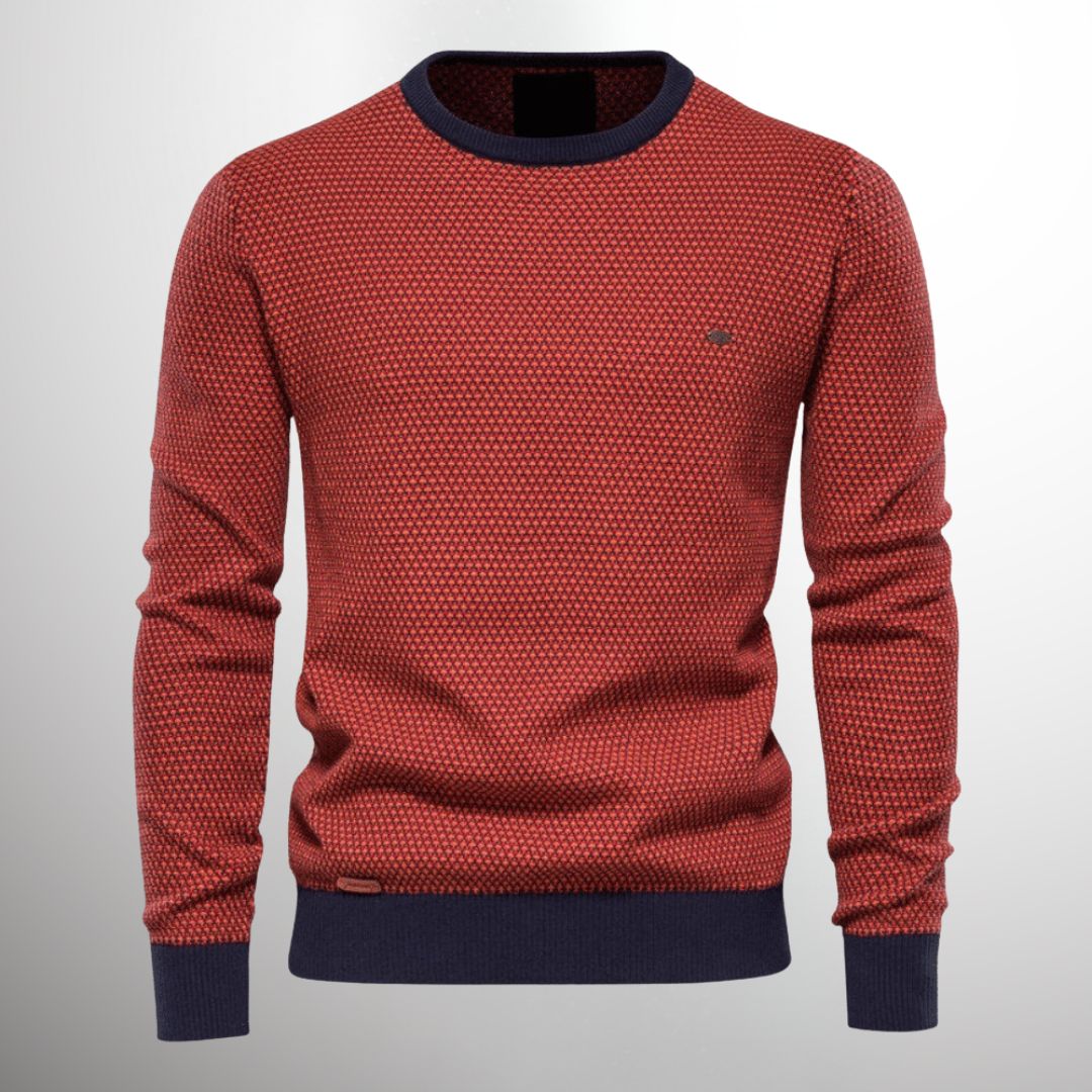 Gebreide Trui | Ronde hals | Normale pasvorm | Pullover trui | Heren trui-Boutique Moda