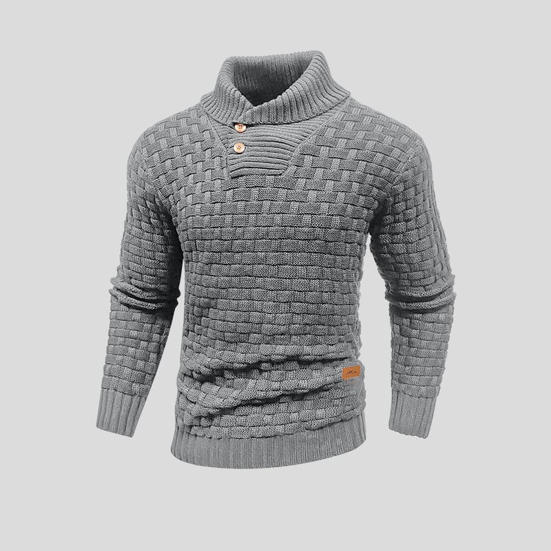 Gebreide trui - dik - rolkraag - gebreide sweater - winterkleding voor mannen-Boutique Moda