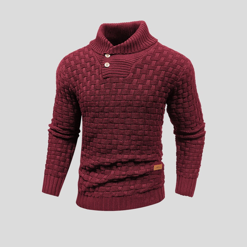 Gebreide trui - dik - rolkraag - gebreide sweater - winterkleding voor mannen-Boutique Moda