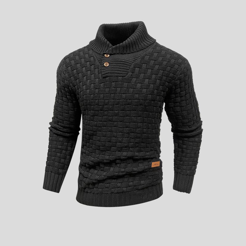 Gebreide trui - dik - rolkraag - gebreide sweater - winterkleding voor mannen-Boutique Moda