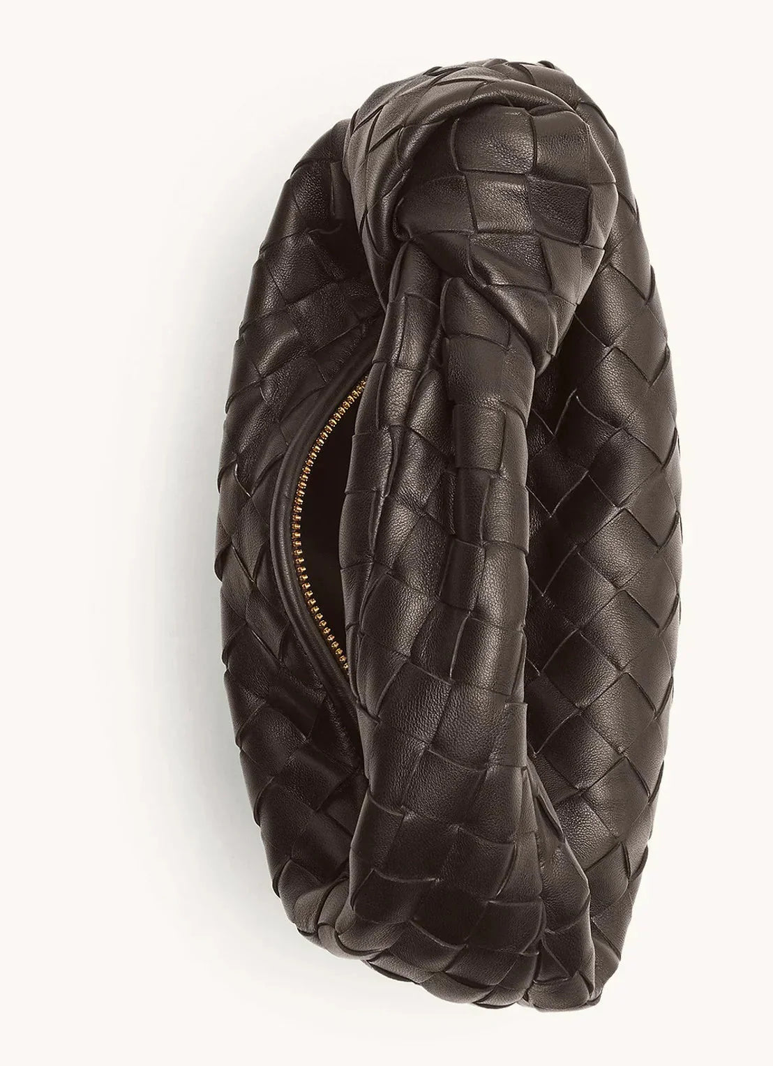 Gevlochten Tas Dames: Kleine Knooptas met Ritssluiting-Boutique Moda