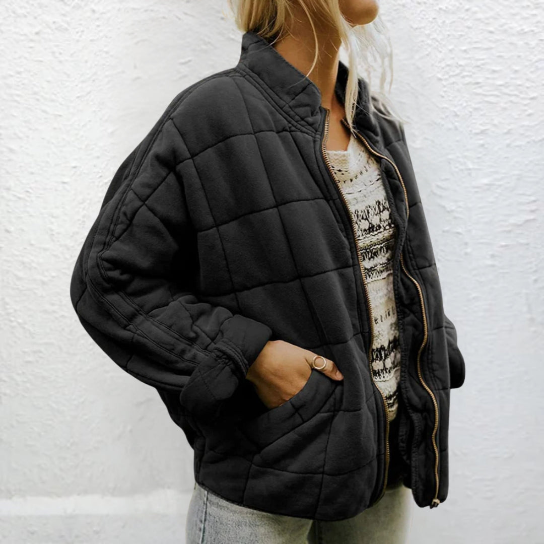 Gewatteerde Jas | Gewatteerd | Herfst | Oversized Jas | Vrouwenjas-Boutique Moda
