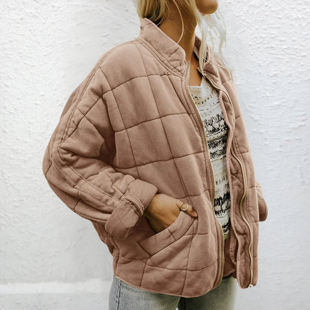 Gewatteerde Jas | Gewatteerd | Herfst | Oversized Jas | Vrouwenjas-Boutique Moda