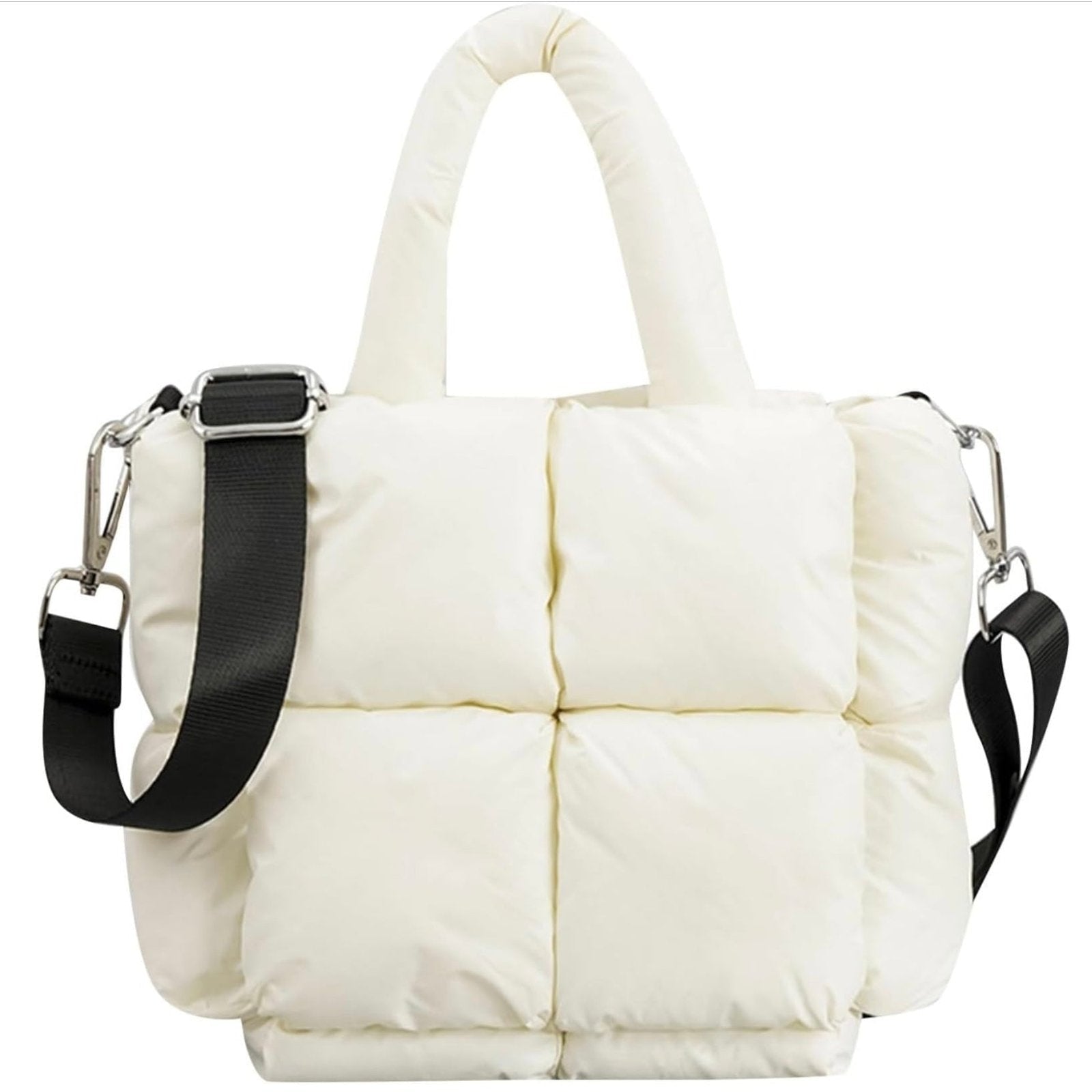 Gewatteerde Tas Dames | Puffer Shopper | Afneembare Band-Boutique Moda