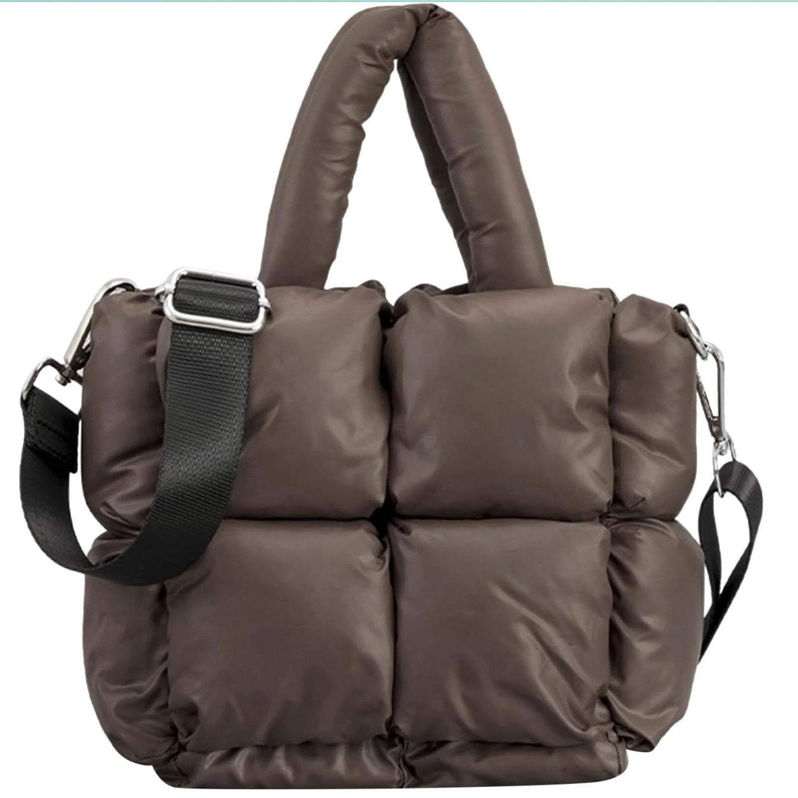 Gewatteerde Tas Dames | Puffer Shopper | Afneembare Band-Boutique Moda