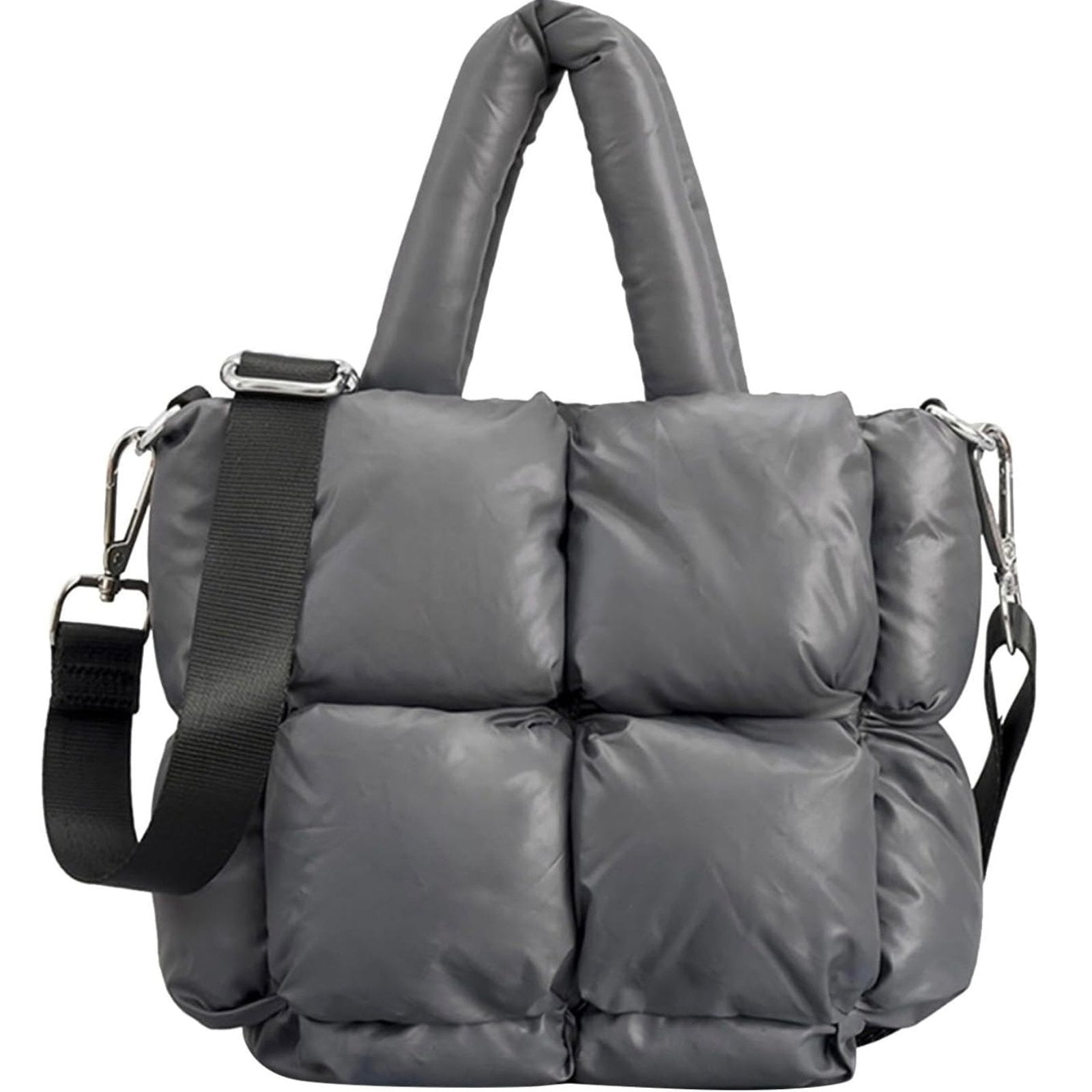 Gewatteerde Tas Dames | Puffer Shopper | Afneembare Band-Boutique Moda
