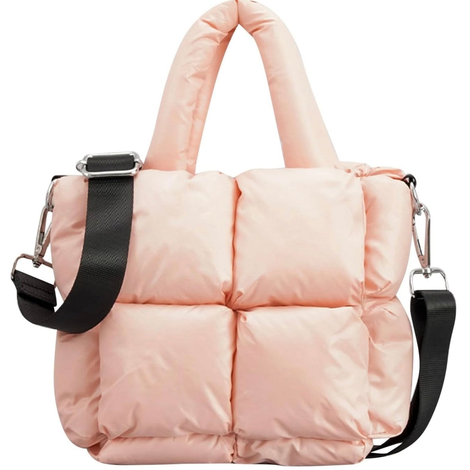 Gewatteerde Tas Dames | Puffer Shopper | Afneembare Band-Boutique Moda