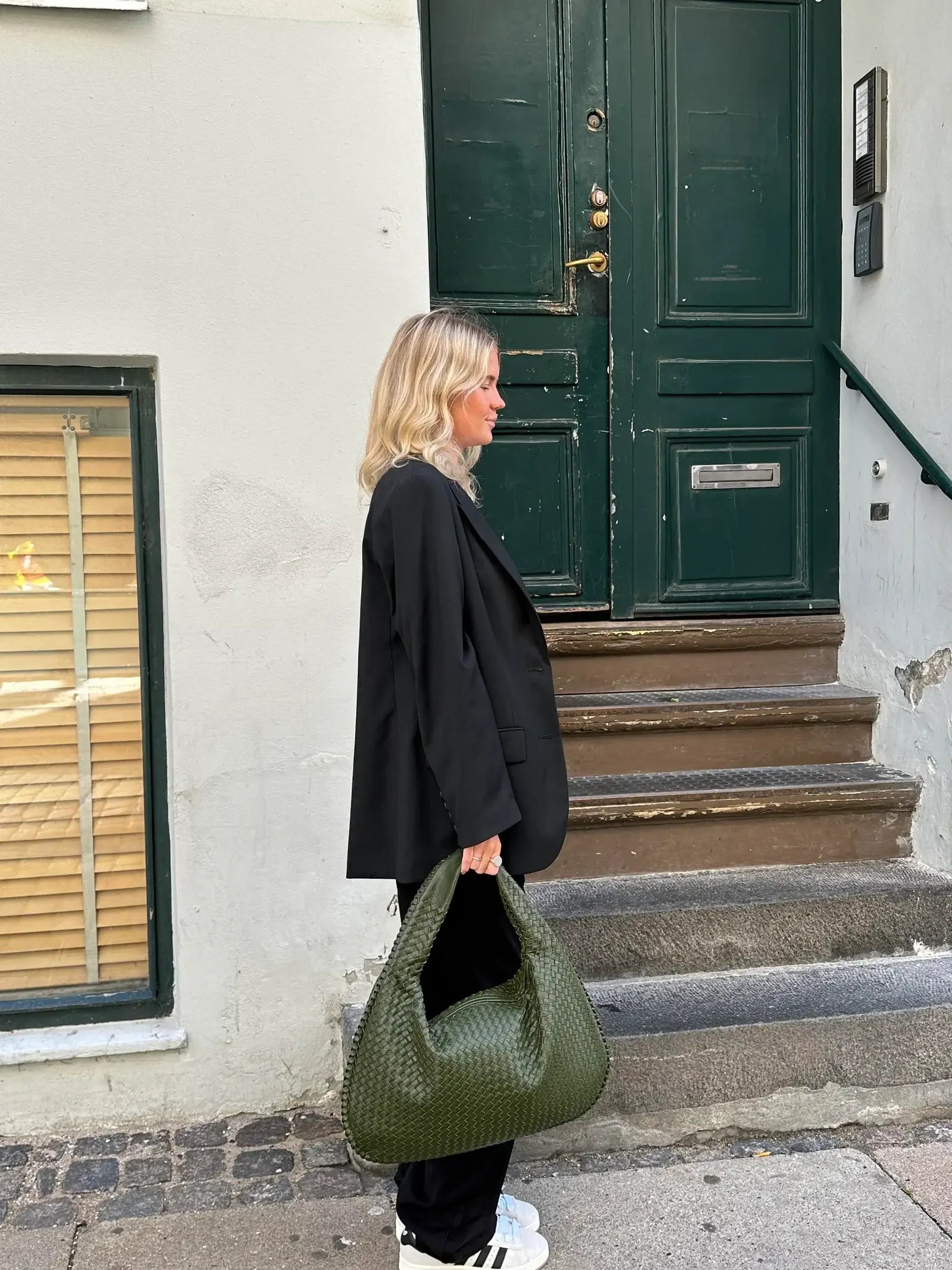 Geweven tas - Grote schoudertas voor dames voor dagelijks gebruik-Boutique Moda