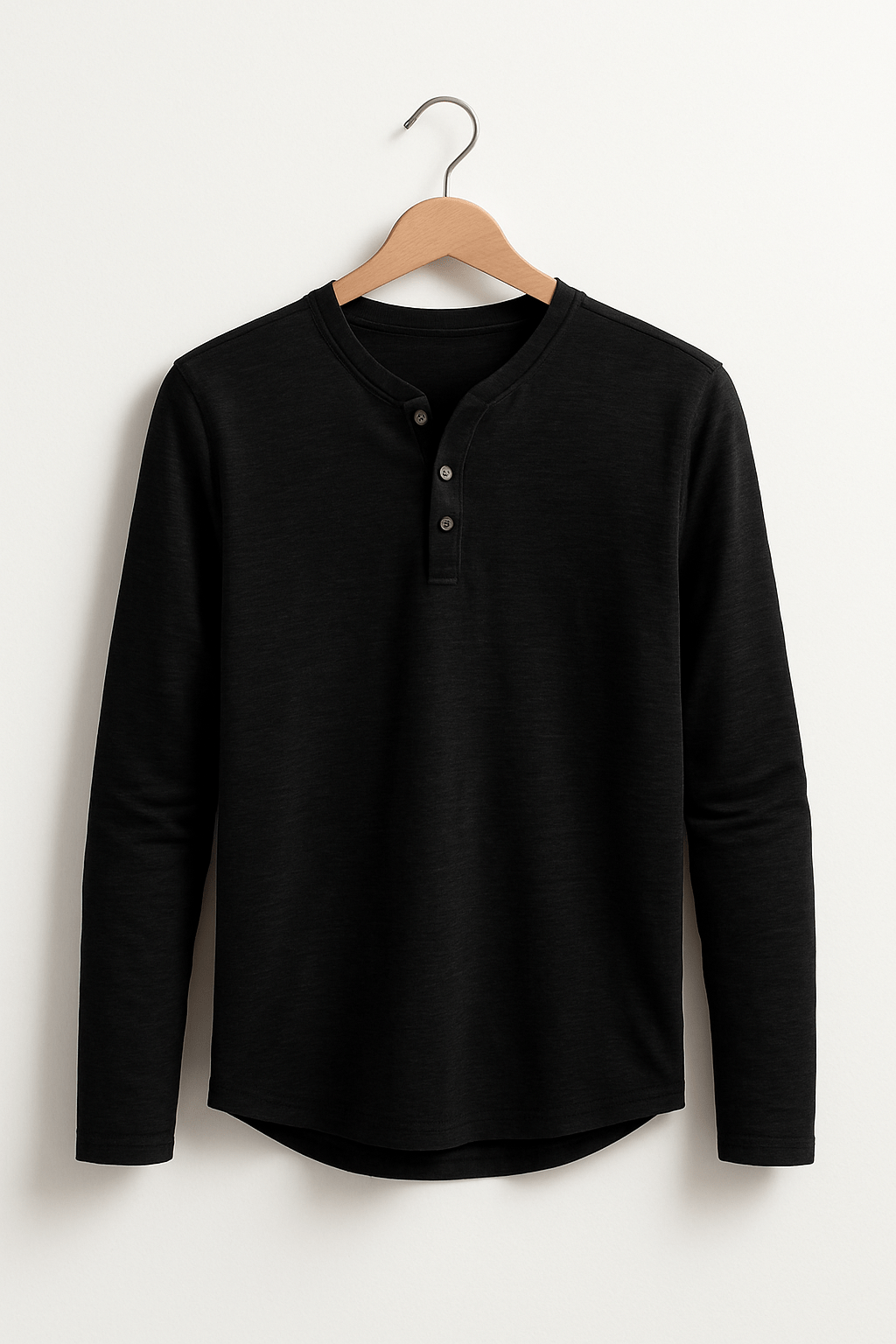 Henley-shirt - Casual T-shirt met lange mouwen voor heren-Boutique Moda