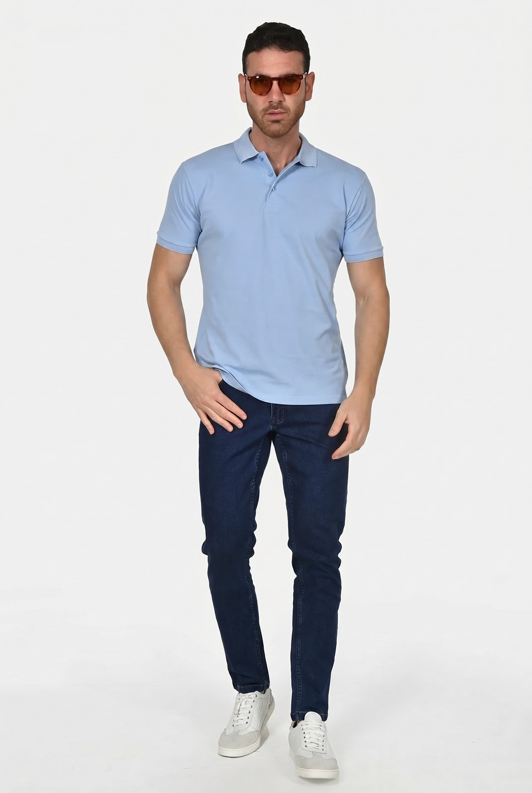Heren Polo 100% Katoen | Poloshirt Korte Mouw | Regular Fit Polo Heren-Boutique Moda