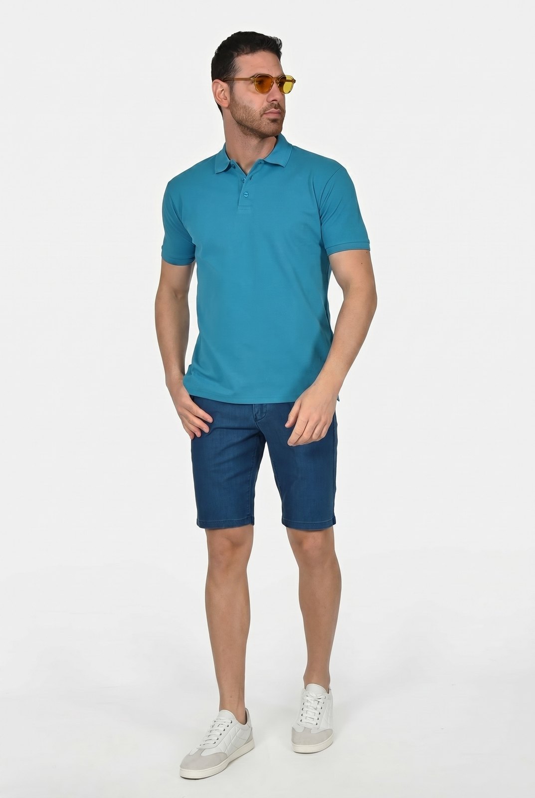 Heren Polo 100% Katoen | Poloshirt Korte Mouw | Regular Fit Polo Heren-Boutique Moda