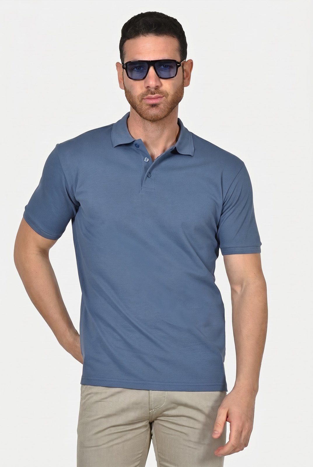 Heren Polo 100% Katoen | Poloshirt Korte Mouw | Regular Fit Polo Heren-Boutique Moda