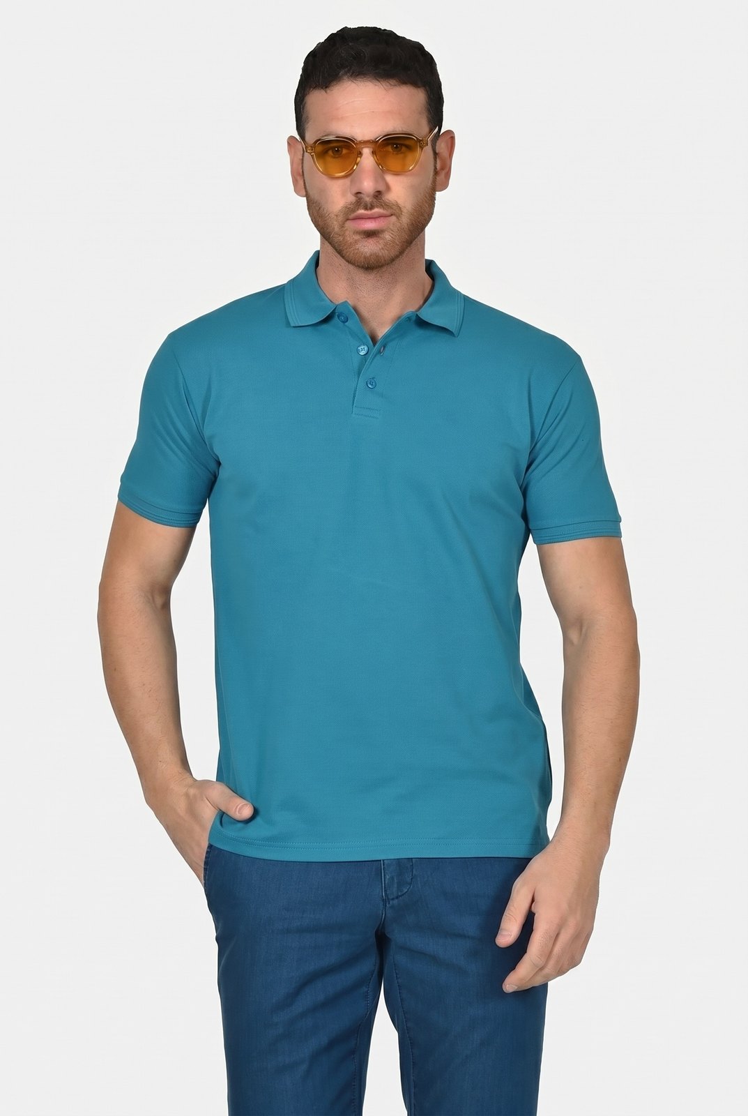 Heren Polo 100% Katoen | Poloshirt Korte Mouw | Regular Fit Polo Heren-Boutique Moda