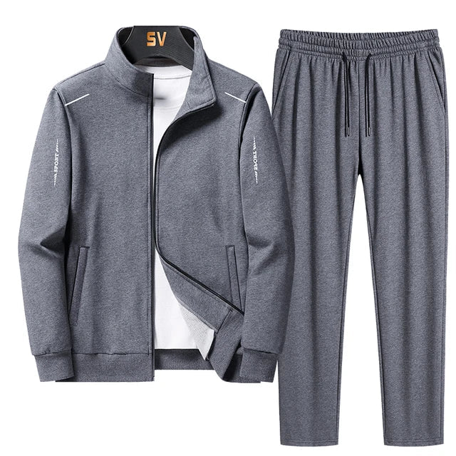 Heren Trainingspak - met rits - tweedelig - jas en joggingbroek - joggingpak-Boutique Moda