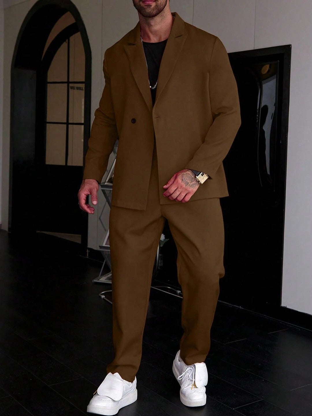 Heren Tweedelig Pak - Blazer en Pantalon Set-Boutique Moda