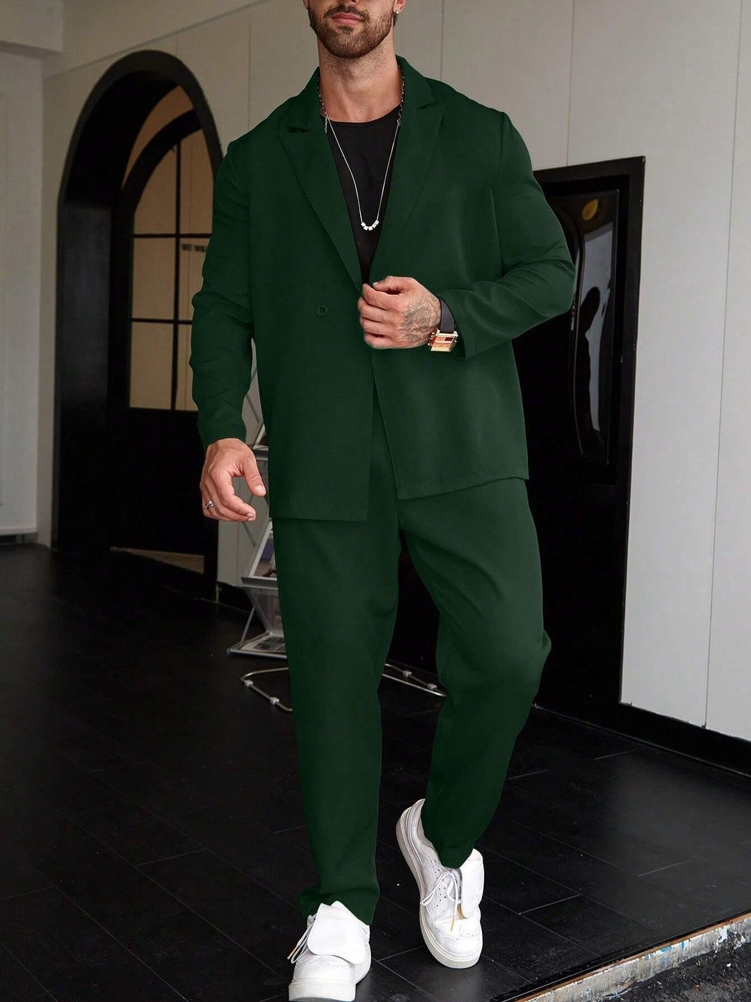 Heren Tweedelig Pak - Blazer en Pantalon Set-Boutique Moda