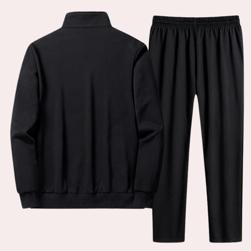 Heren trainingspak - Ritssluiting - Elastische taille - Joggingpak - Heren Activewear-Boutique Moda