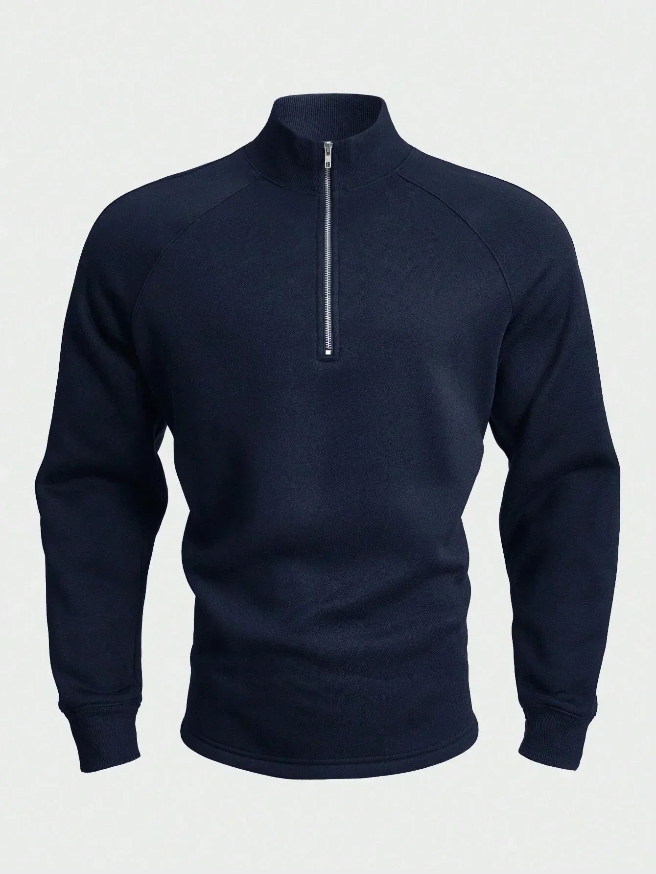 Heren trui met halve rits | Warm | Winter | Sweatshirt | Heren truien met kwartrits-Boutique Moda