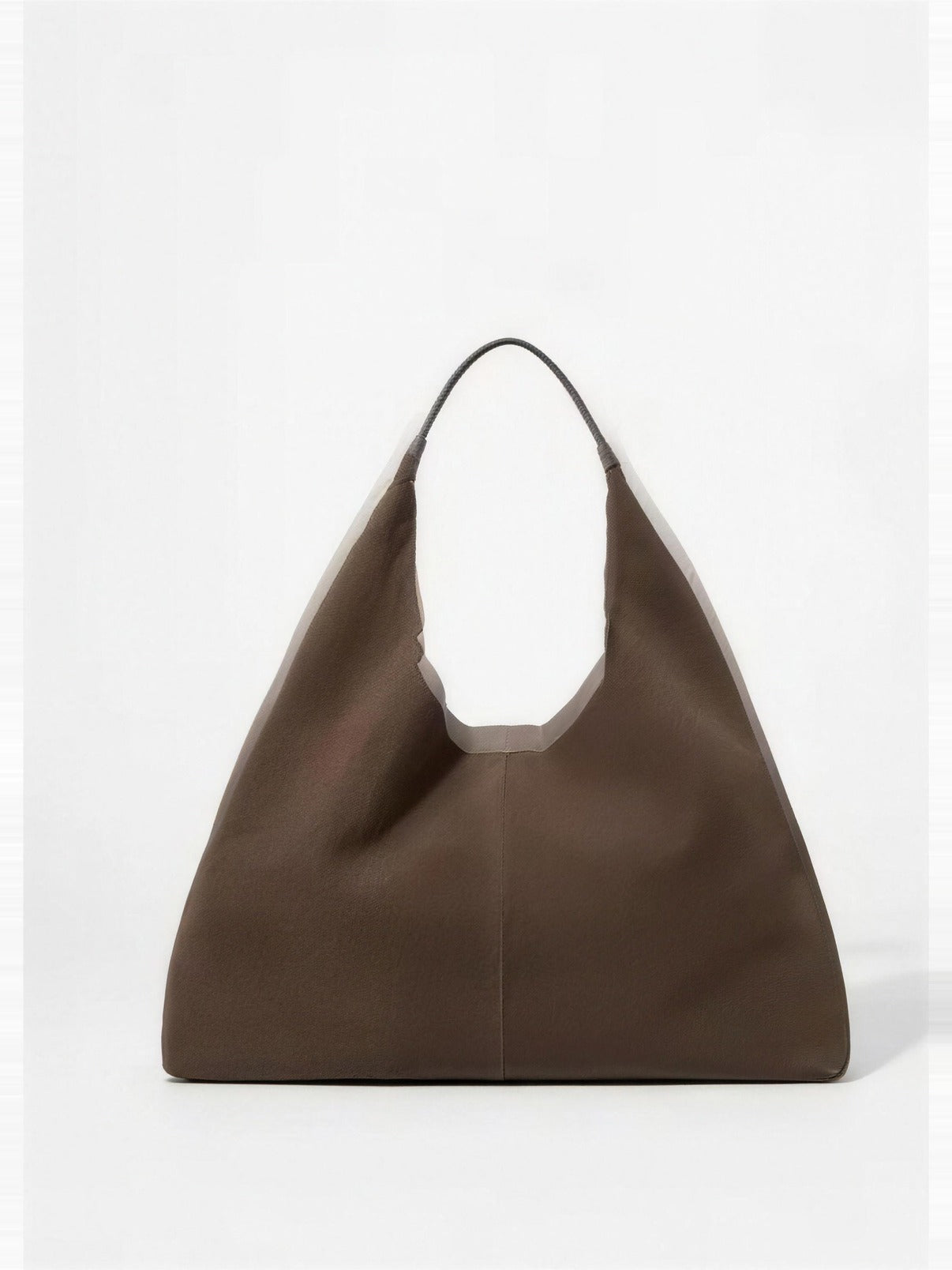 Hobo Tas Dames | Grote Suède-look Schoudertas | Shopper met Binnenvak-Boutique Moda