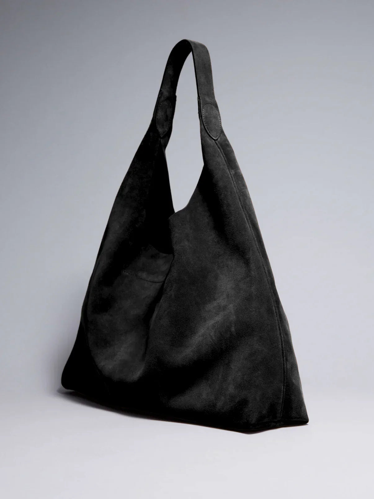 Hobo Tas Dames | Grote Suède-look Schoudertas | Shopper met Binnenvak-Boutique Moda