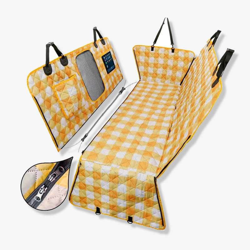 Hondenzitje voor in de auto | Waterdicht | Hondenhangmat voor in de auto | Hondenzitje Beschermer Auto | Hoes voor achterbank voor honden-Boutique Moda