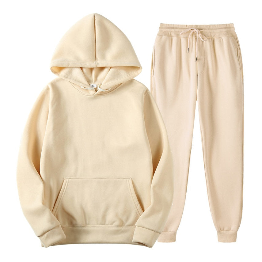Hoodie en joggerset | Pullover | Koord | Sweat Sets | Joggersets voor dames-Boutique Moda