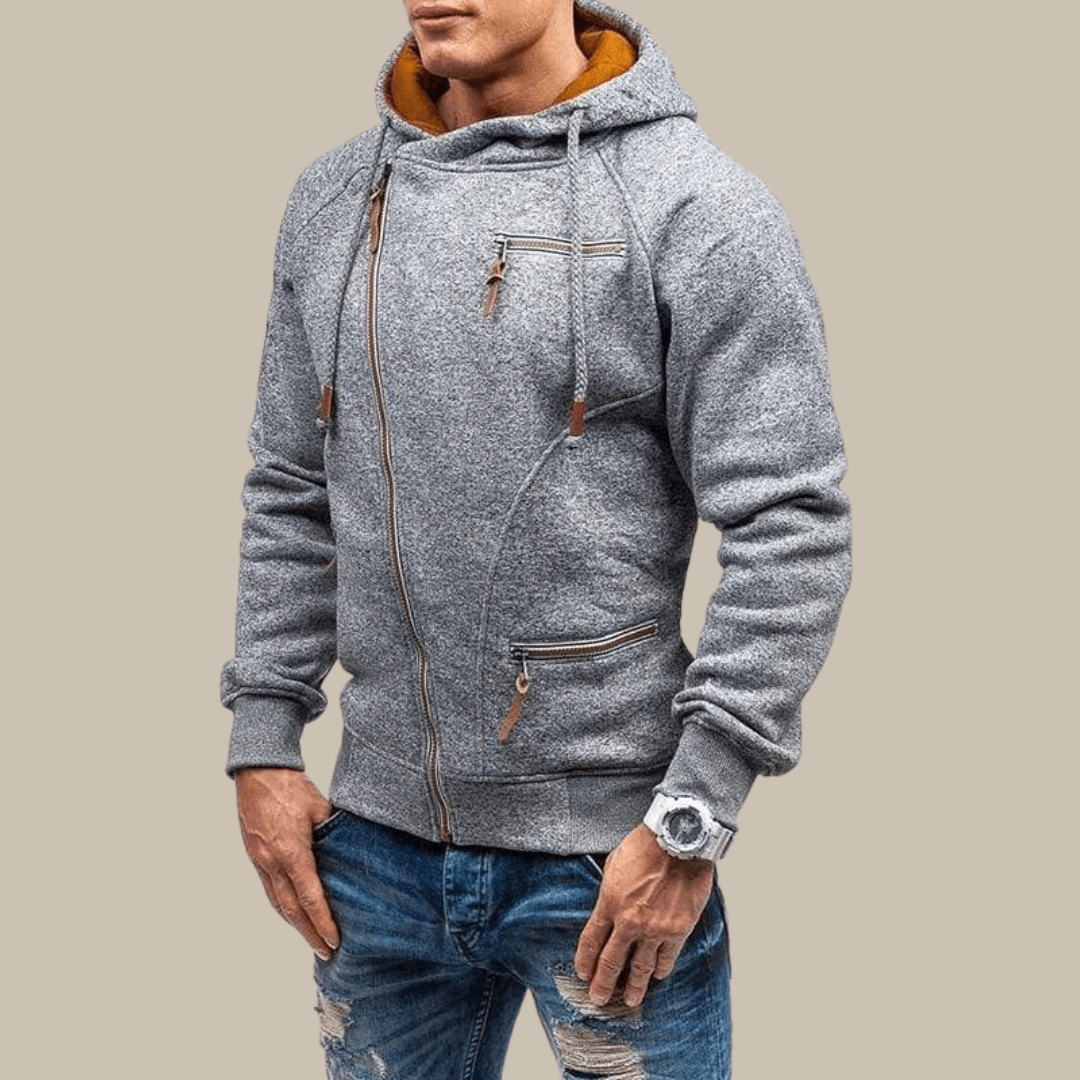 Hoodie met rits - Warm - Koord - Hoodie Jas - Heren Zip-Up Hoodies-Boutique Moda
