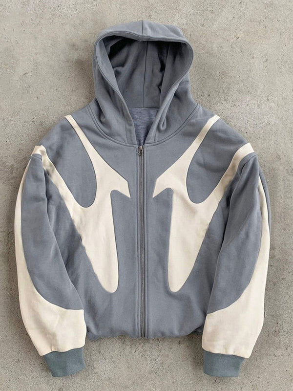 Hoodie met ritssluiting - Casual hoodie met volledige ritssluiting voor heren-Boutique Moda